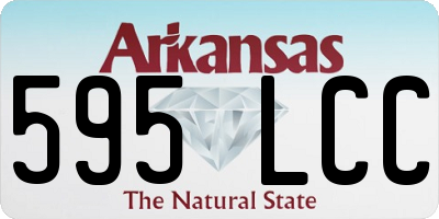 AR license plate 595LCC