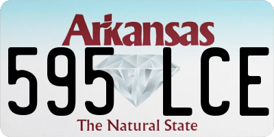 AR license plate 595LCE