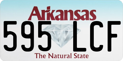 AR license plate 595LCF