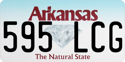 AR license plate 595LCG
