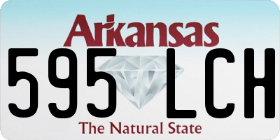 AR license plate 595LCH