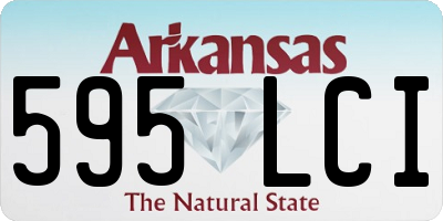 AR license plate 595LCI