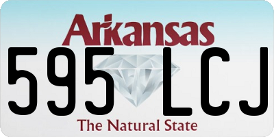 AR license plate 595LCJ