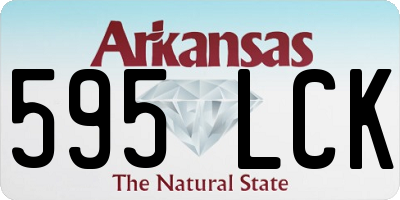 AR license plate 595LCK