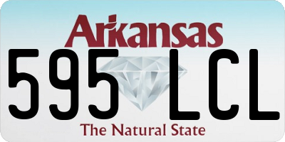 AR license plate 595LCL