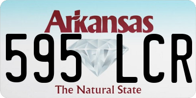 AR license plate 595LCR