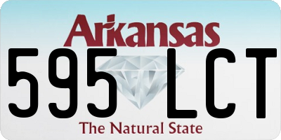 AR license plate 595LCT