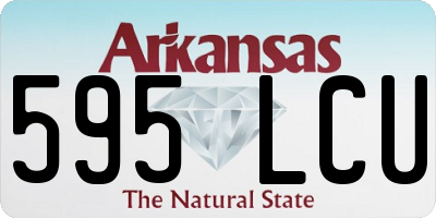 AR license plate 595LCU