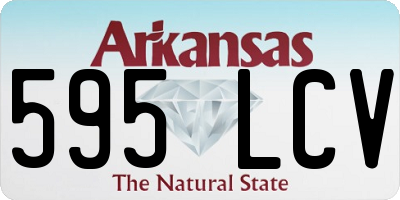AR license plate 595LCV