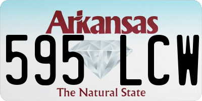 AR license plate 595LCW