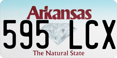 AR license plate 595LCX