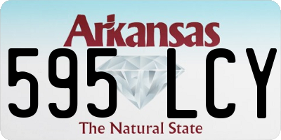 AR license plate 595LCY
