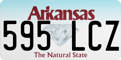 AR license plate 595LCZ