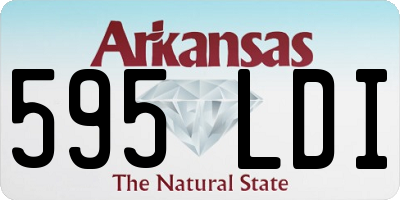 AR license plate 595LDI