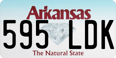 AR license plate 595LDK
