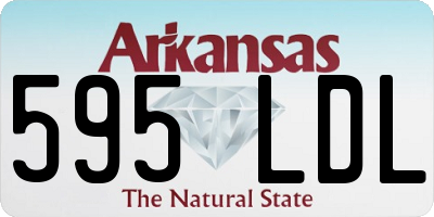 AR license plate 595LDL