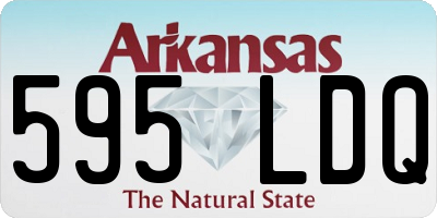 AR license plate 595LDQ