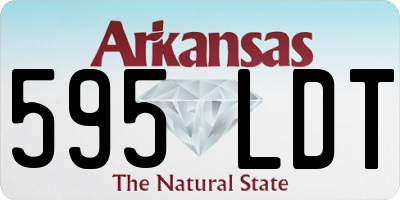 AR license plate 595LDT