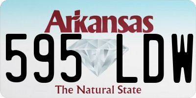 AR license plate 595LDW