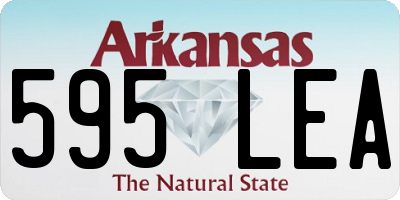AR license plate 595LEA