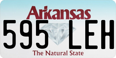 AR license plate 595LEH