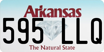 AR license plate 595LLQ