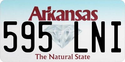 AR license plate 595LNI