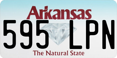 AR license plate 595LPN