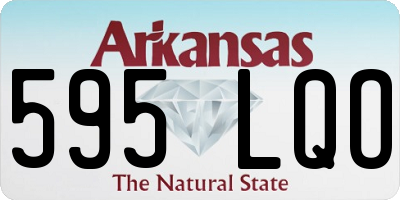 AR license plate 595LQO