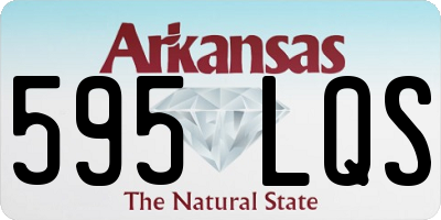 AR license plate 595LQS