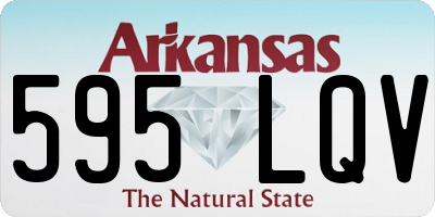 AR license plate 595LQV