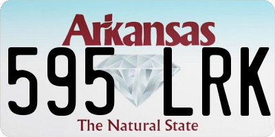 AR license plate 595LRK