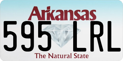 AR license plate 595LRL