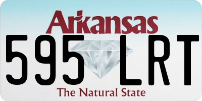 AR license plate 595LRT