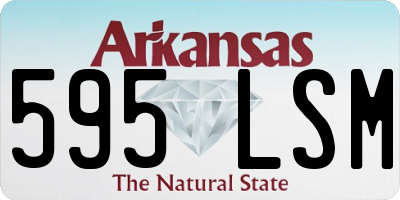 AR license plate 595LSM