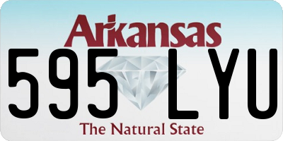 AR license plate 595LYU