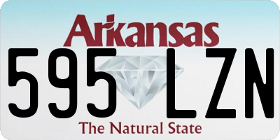 AR license plate 595LZN