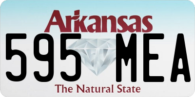AR license plate 595MEA