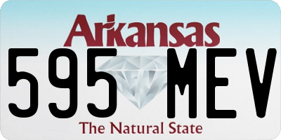 AR license plate 595MEV