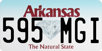 AR license plate 595MGI