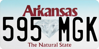 AR license plate 595MGK