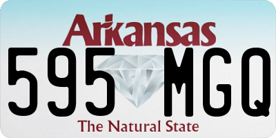 AR license plate 595MGQ