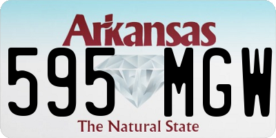 AR license plate 595MGW