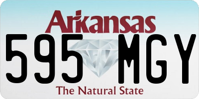 AR license plate 595MGY