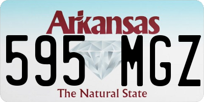 AR license plate 595MGZ