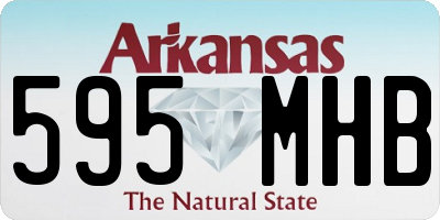 AR license plate 595MHB