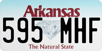 AR license plate 595MHF