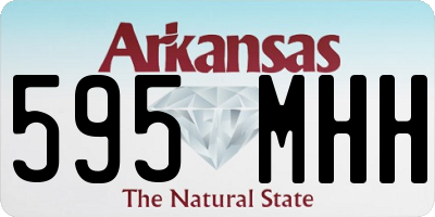 AR license plate 595MHH
