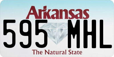 AR license plate 595MHL