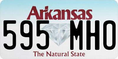 AR license plate 595MHO